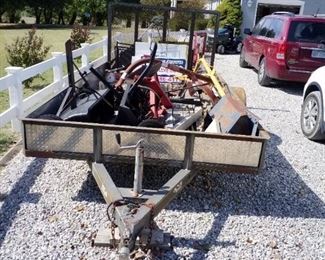 Trailor. 6' 6" wide x 12' 3 "