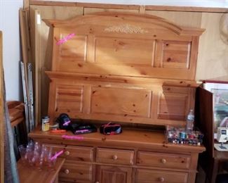 Broyhill dresser, nightstand and headboard and footboard