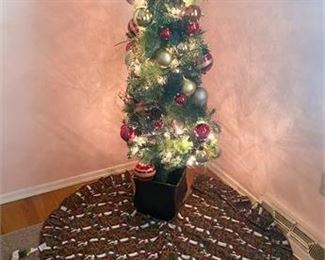 Christmas PreLit Porch Pine Tree 