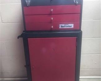 Filled Work Shops Tool Locker 