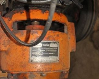 Serial No for Tractor