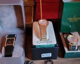 Caravelle by Bulova, Helbros Quartz Watch and Ford Watch