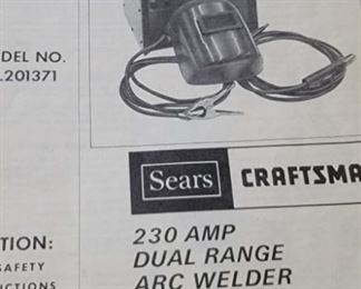 Craftsman Arc Welder