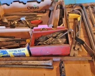Crow Bars, Punches, Nail pullers, Files, Planers, Brushes