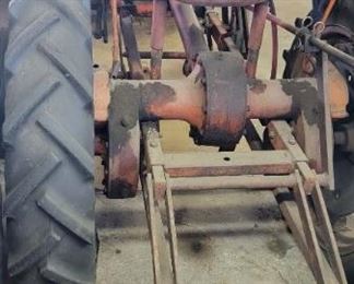 Economy Vintage Tractor with Metal Tractor Seat