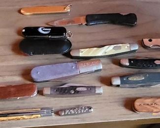 Various Pocket Knives including Case Barlow