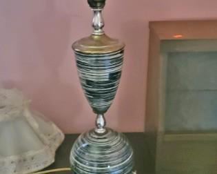 MCM Lamp Black and White