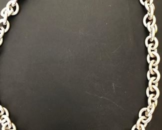 Tiffany tag necklace