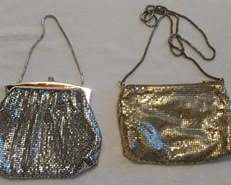 Whiting and Davis mesh evening bags