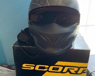 Scorpion helmet with box