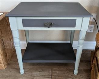 Painted side table