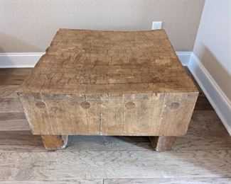 Antique Butcher block