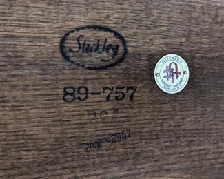 Stickley mark on coffee table