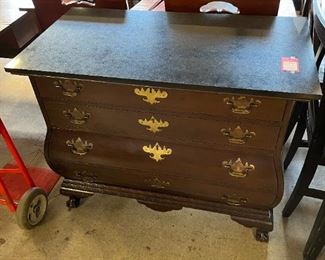 Bombay Chest with Marble Top