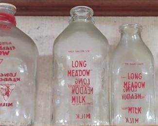 Milk Bottle And Dairy Collection 