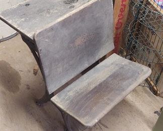 Antique School Desk