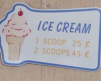 Ice Cream Sign