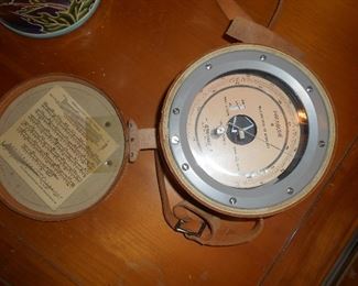 Vintage aneroid barometer