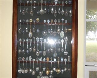 Souvenir spoon collection