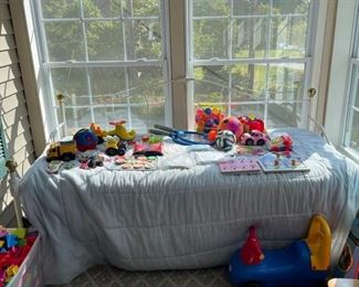 Assortment of kids toys 
