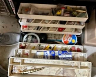 Fishing tackle and box