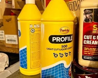 Farecla Profile 500 Light Cut Liquid Compound - many Farecla products for car, marine, RV for cleaning, detailing, and shining.