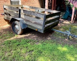 Trailer with light connection