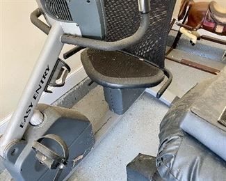 Easy Entry recumbent bike gym equipment