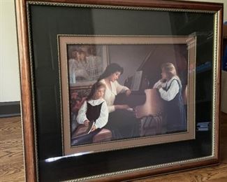 Robert Olson signed and numbered print "Evening Calm", with paperwork