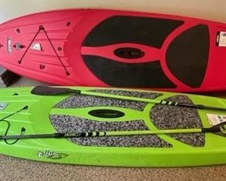 Paddle boards and paddles 
