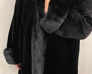 Beaver and waterproof jacket (from Ribnick Furs)