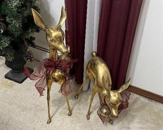 Brass large deers