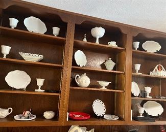 Milk glass collection