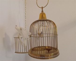 Brass bird cage