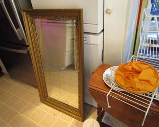Large antique mirror