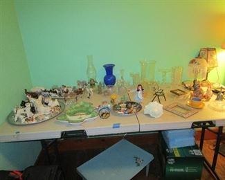 Miniatures including dogs, elephants, bunnies