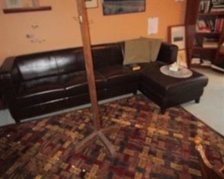 Nice L shaped leather sofa new