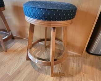 4 EACH PRICES SEPERATE.  CUSTOM MADE SWIVEL BARSTOOLS.  HEAVY SUTY