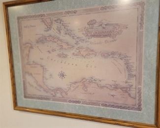 CARRIBEAN SEA MAP