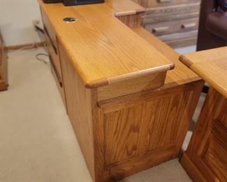 WINNERS ONLY SOLID OAK SECRETARY