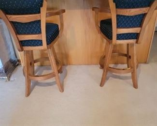 CUSTOM MADE BARSTOOLS.  WE HAVE 2.  NEW PRICE WAS $900.00 EACH