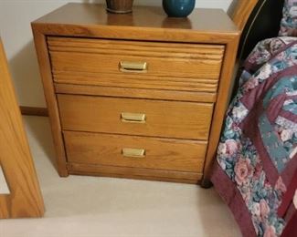 STANLEY NIGHT STAND...2 UPSTAIRS AND 1 IN BASEMENT