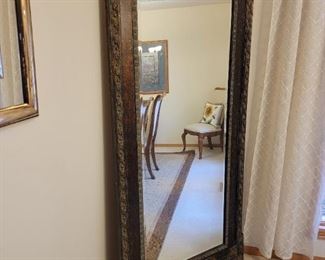 LARGE ORNATE WALL OR FLOOR MIRROR