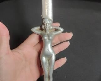 1944 Trench Art Nude Lady Dagger 