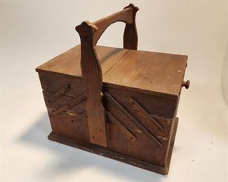 antique sewing basket