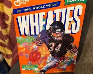 Wheaties Tribute to Walter Payton. Unopened box. 