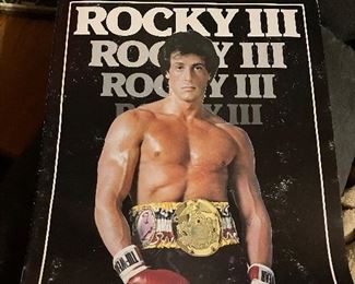 Rocky III movie press kit. 