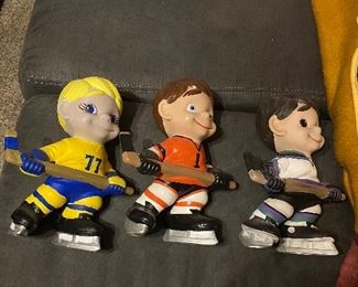 Atlantic Mold hockey figures. 
