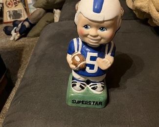 Sports collectible bobble heads. 