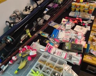 Fishing lures and supplies